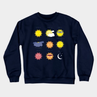 its too sunny Crewneck Sweatshirt